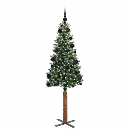 Albero di Natale snodato con 150 LED con supporto Verde 150 cm | homemem39