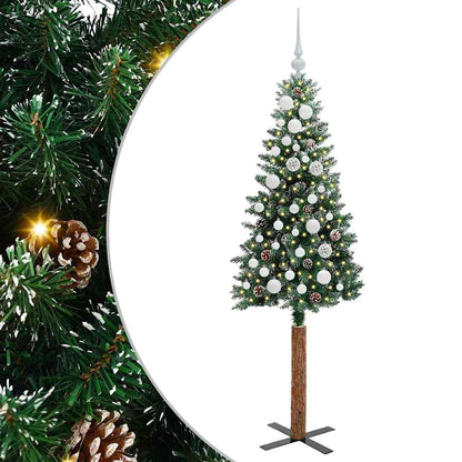 Albero di Natale snodato con 150 LED con supporto Verde 150 cm | homemem39