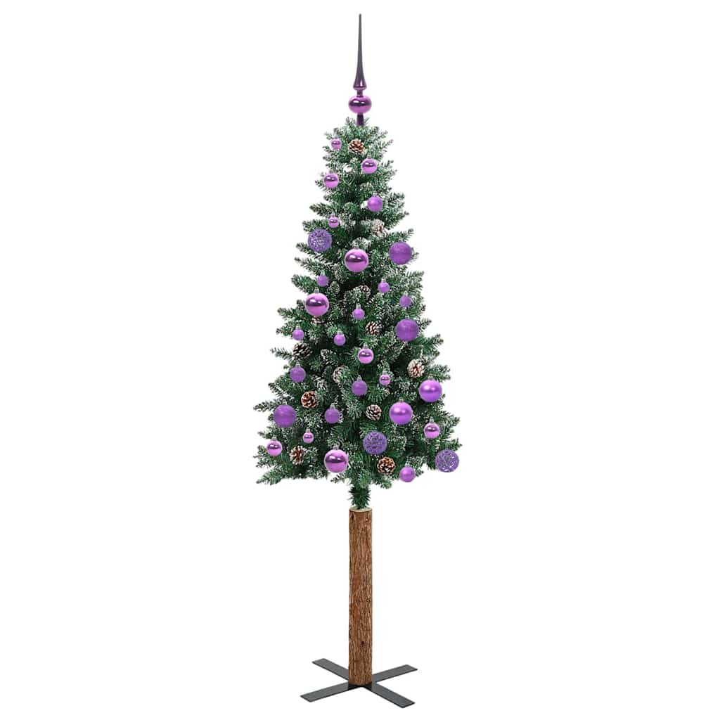 Albero di Natale snodato con 150 LED con supporto Verde 150 cm