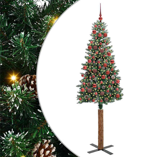 Albero di Natale snodato con 300 LED con supporto Verde 180 cm | homemem39