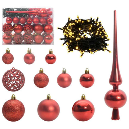 Albero di Natale snodato con 300 LED con supporto Verde 180 cm | homemem39
