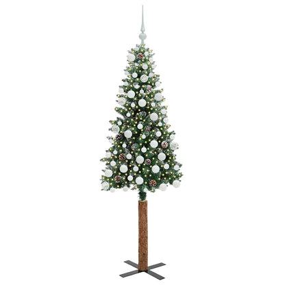 Albero di Natale snodato con 300 LED con supporto Verde 180 cm | homemem39