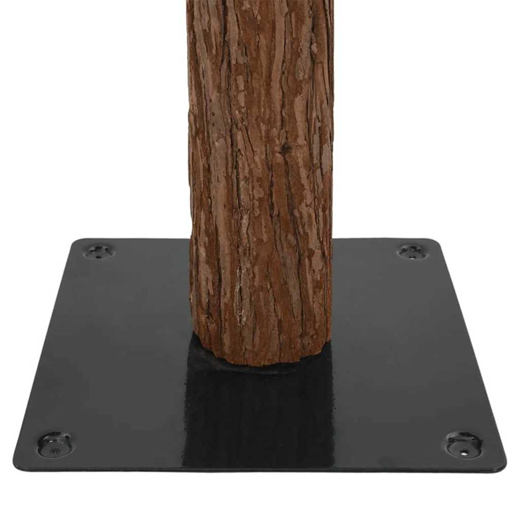 Albero di Natale snodato con 300 LED Verde e Bianco 210 cm