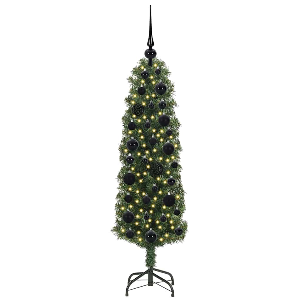Albero di Natale artificiale con 150 LED Verde 120 cm | homemem39