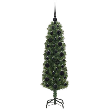 Albero di Natale artificiale con 150 LED Verde 120 cm | homemem39