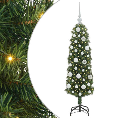 Albero di Natale artificiale con 150 LED Verde 120 cm | homemem39