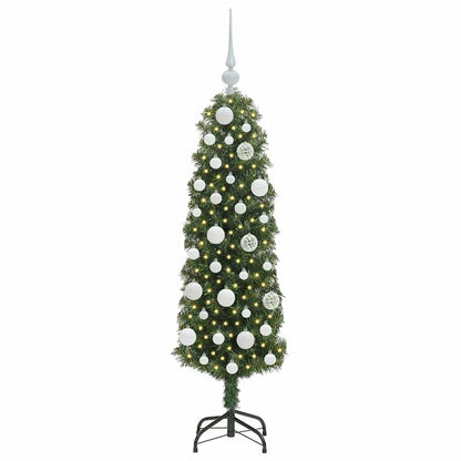 Albero di Natale artificiale con 150 LED Verde 120 cm | homemem39