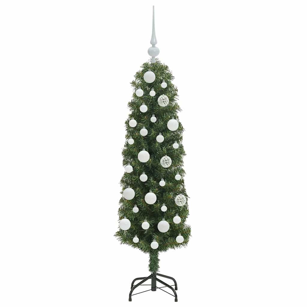 Albero di Natale artificiale con 150 LED Verde 120 cm | homemem39