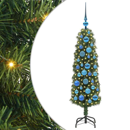 Albero di Natale artificiale con 150 LED Verde 120 cm | homemem39