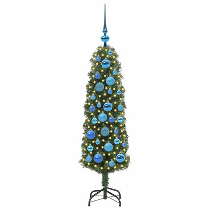 Albero di Natale artificiale con 150 LED Verde 120 cm | homemem39