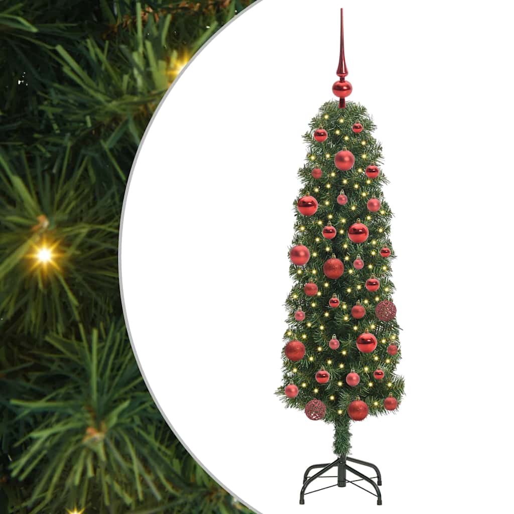 Albero di Natale artificiale con 150 LED Verde 150 cm | homemem39