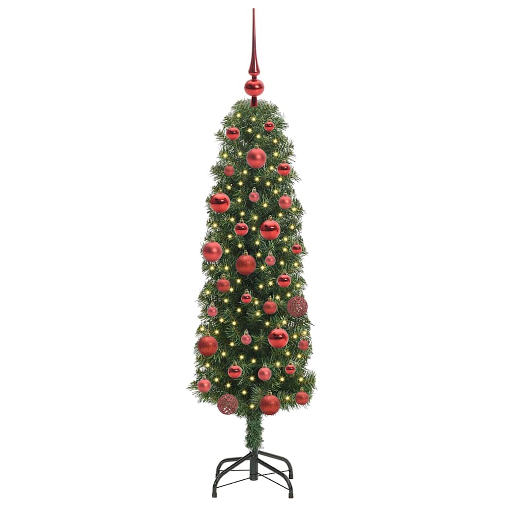Albero di Natale artificiale con 150 LED Verde 150 cm | homemem39