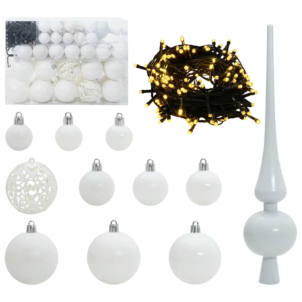 Albero di Natale artificiale con 150 LED Verde 150 cm | homemem39