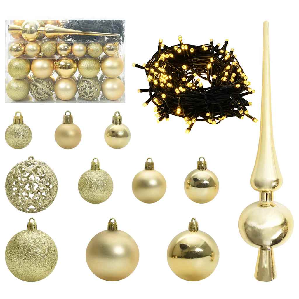 Albero di Natale artificiale con 150 LED Verde 150 cm | homemem39