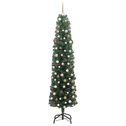Albero di Natale artificiale con 300 LED Verde 180 cm