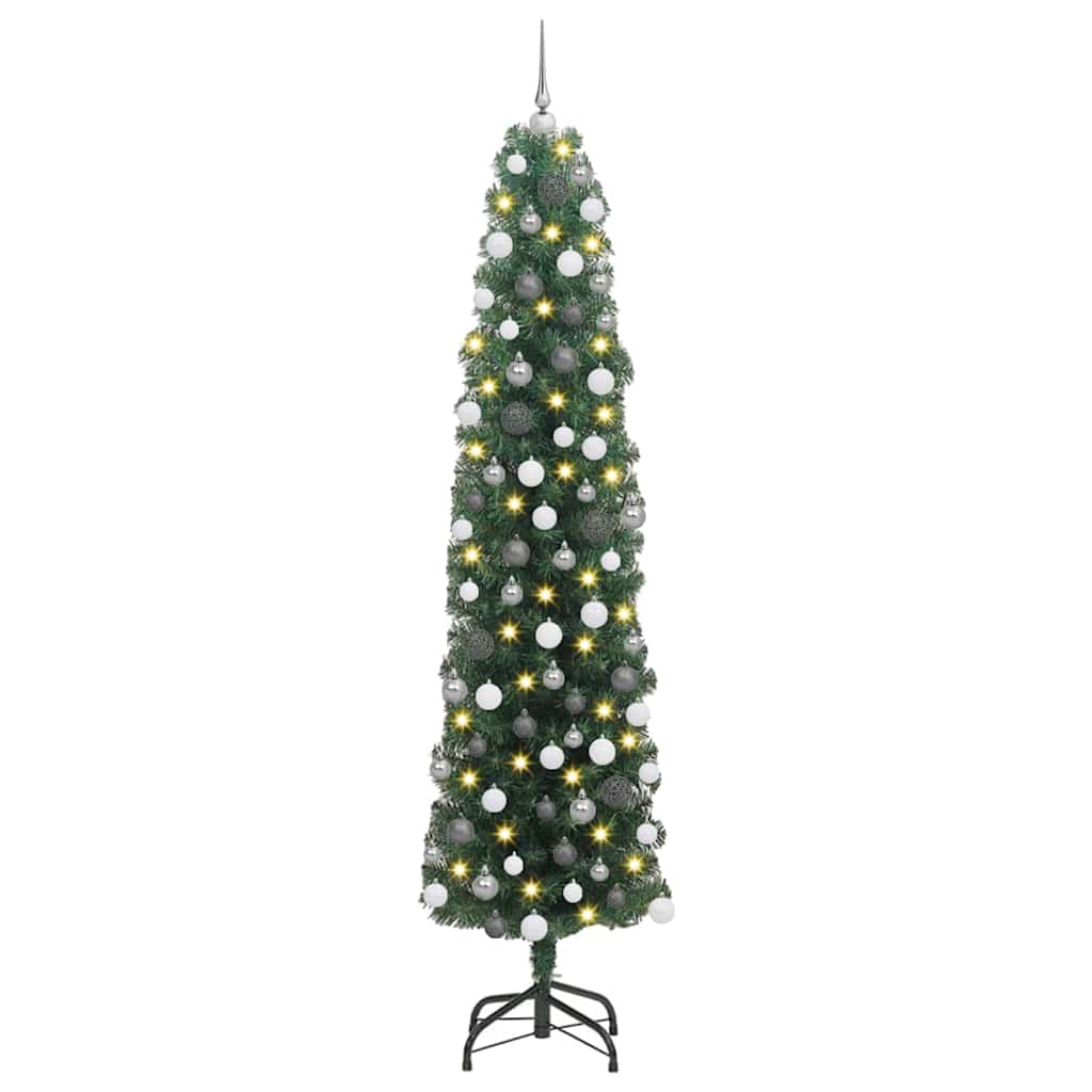 Albero di Natale artificiale con 300 LED Verde 180 cm