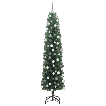 Albero di Natale artificiale con 300 LED Verde 180 cm