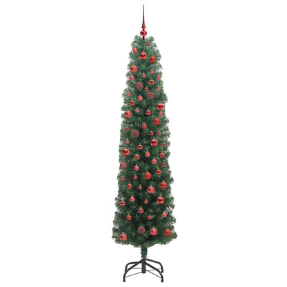 Albero di Natale artificiale con 300 LED Verde 180 cm | homemem39