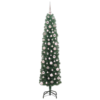 Albero di Natale artificiale con 300 LED Verde 180 cm | homemem39