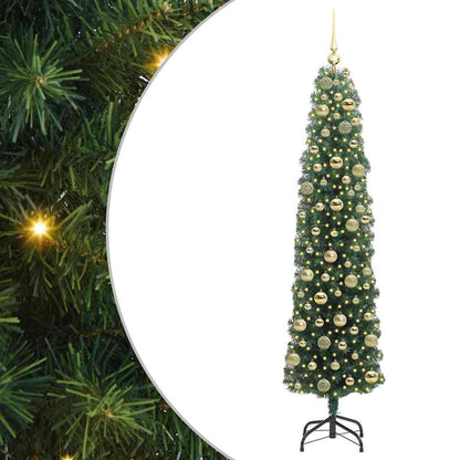 Albero di Natale artificiale con 300 LED Verde 180 cm