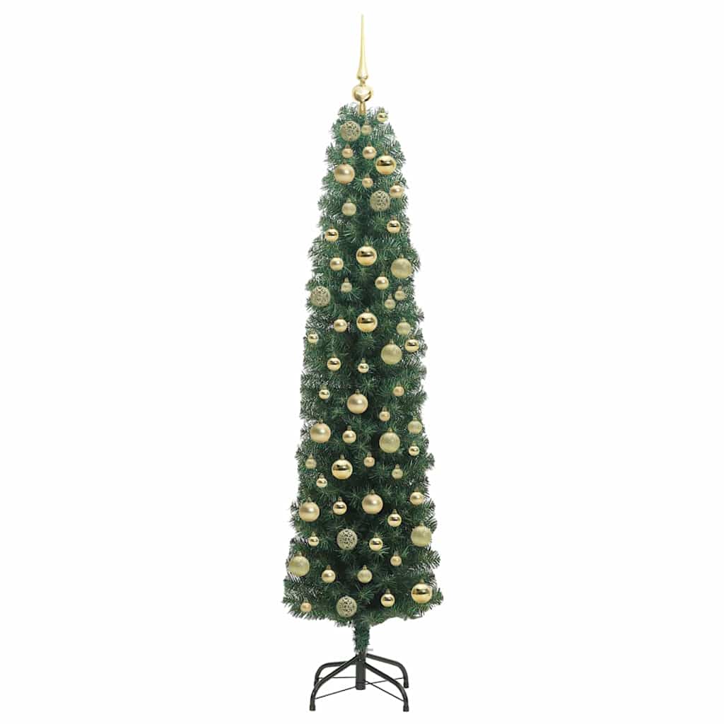 Albero di Natale artificiale con 300 LED Verde 180 cm