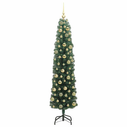 Albero di Natale artificiale con 300 LED Verde 180 cm