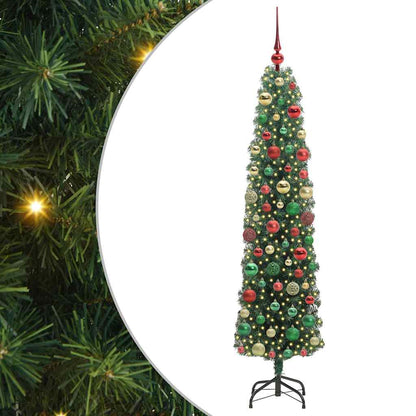Albero di Natale artificiale con 300 LED Verde 180 cm