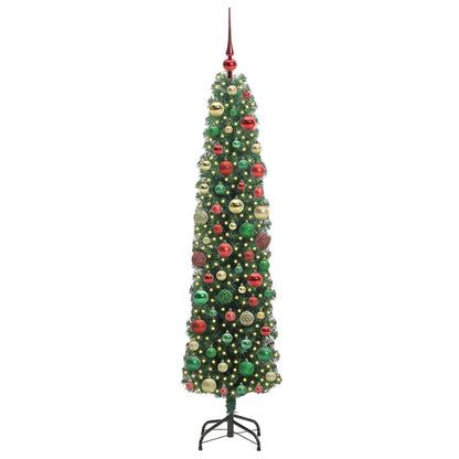 Albero di Natale artificiale con 300 LED Verde 180 cm