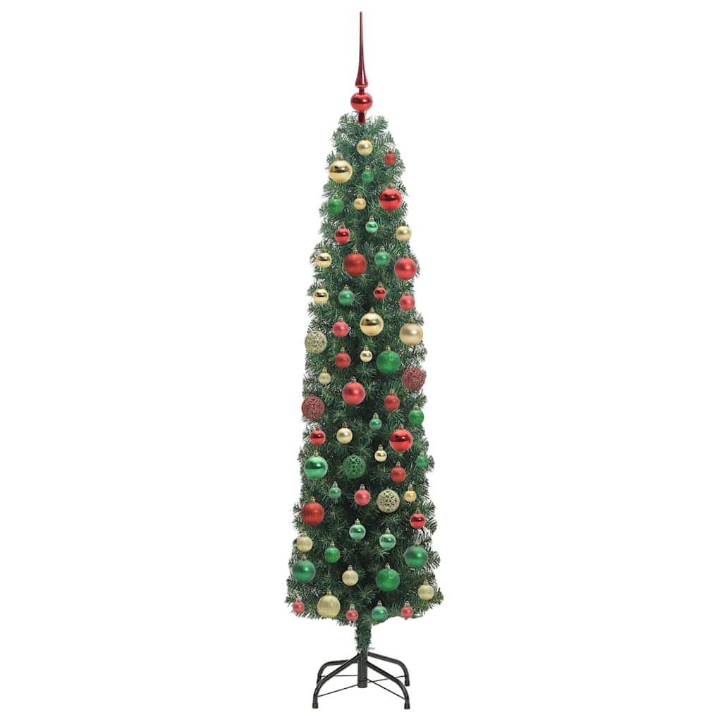 Albero di Natale artificiale con 300 LED Verde 180 cm