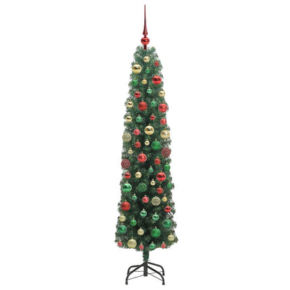 Albero di Natale artificiale con 300 LED Verde 180 cm