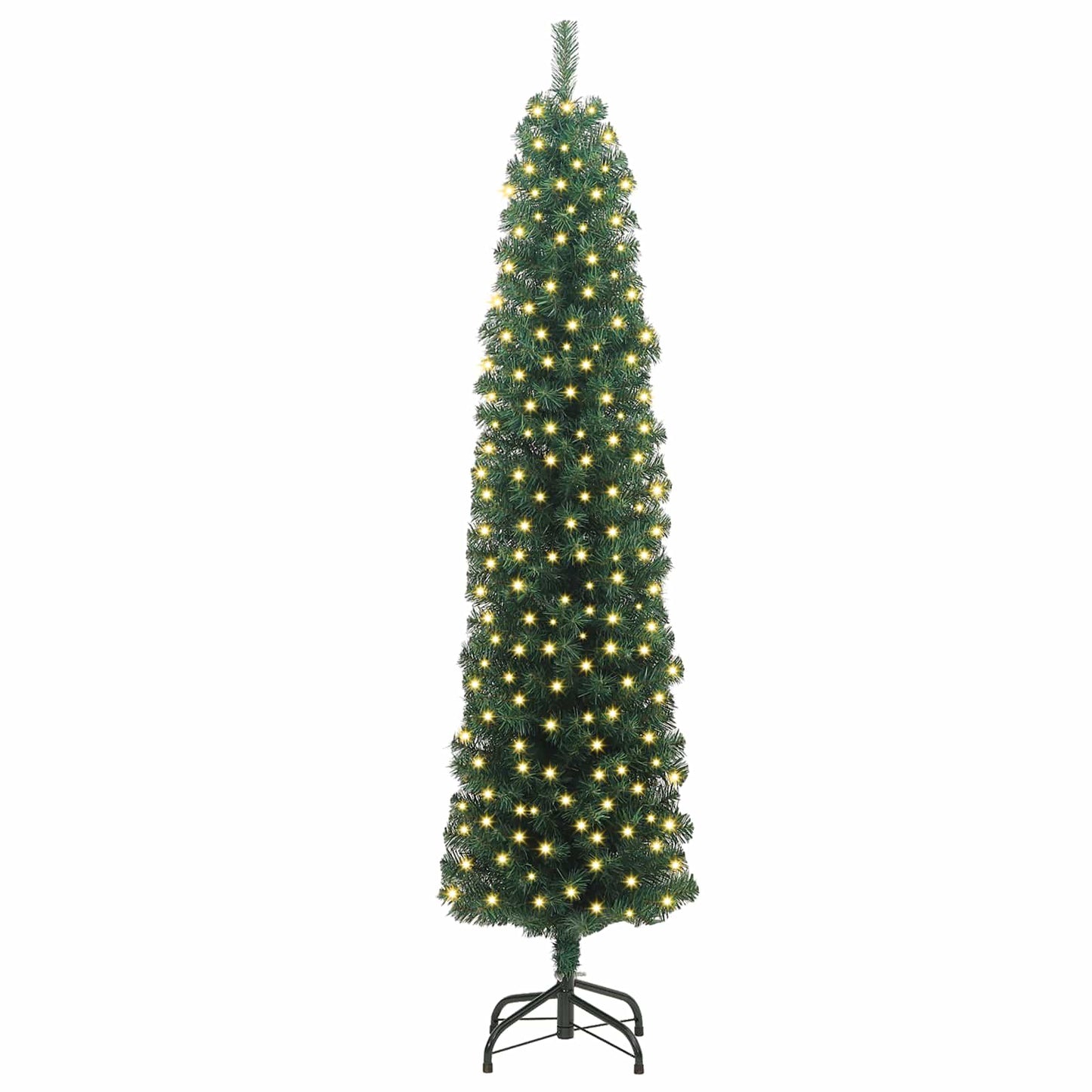 Albero di Natale artificiale con 300 LED Verde 210 cm | homemem39