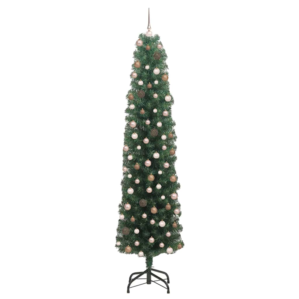 Albero di Natale artificiale con 300 LED Verde 210 cm