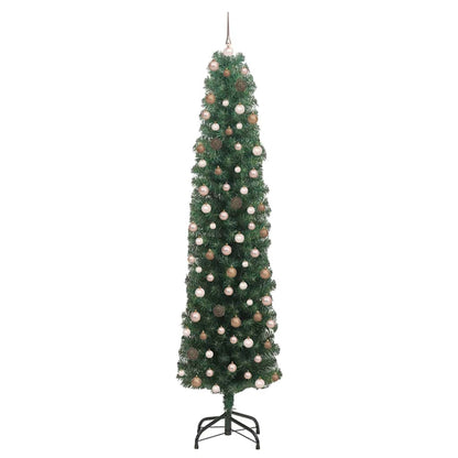 Albero di Natale artificiale con 300 LED Verde 210 cm