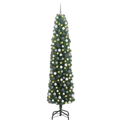 Albero di Natale artificiale con 300 LED Verde 210 cm