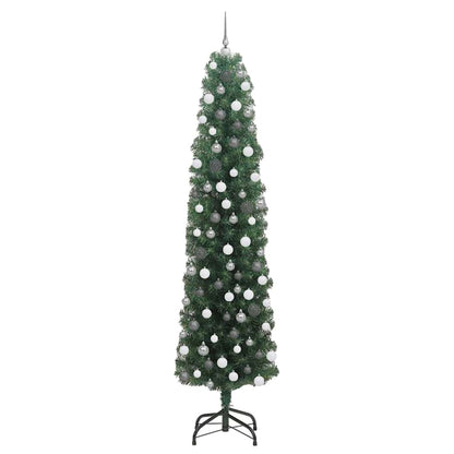 Albero di Natale artificiale con 300 LED Verde 210 cm