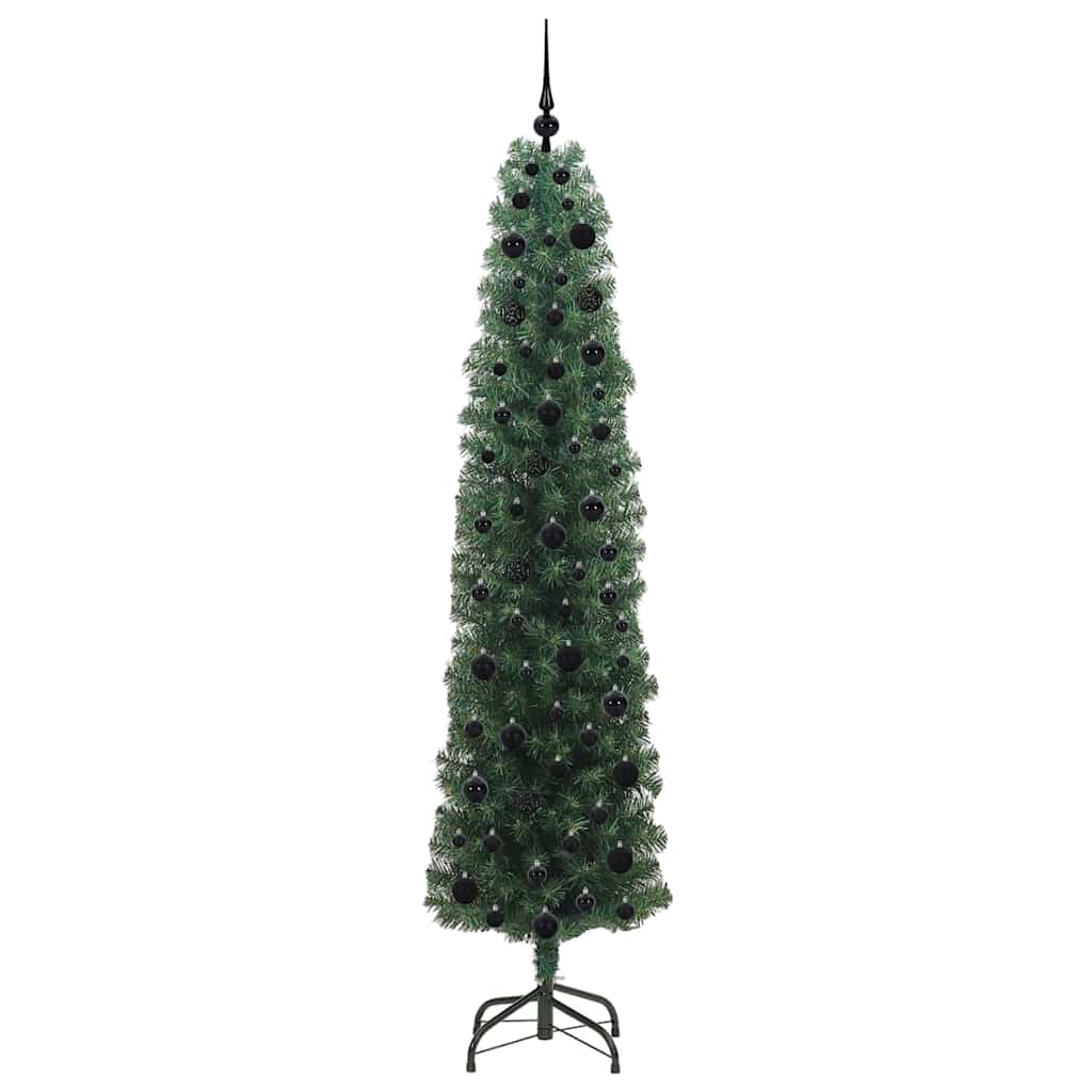 Albero di Natale artificiale con 300 LED Verde 210 cm