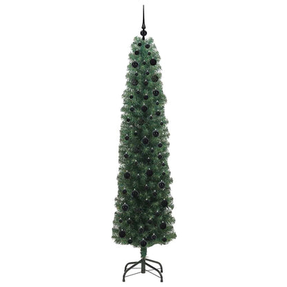 Albero di Natale artificiale con 300 LED Verde 210 cm