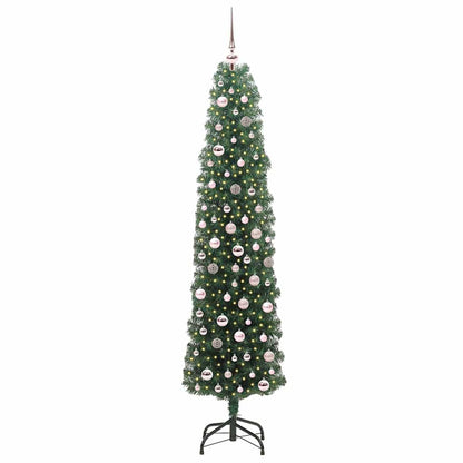 Albero di Natale artificiale con 300 LED Verde 210 cm