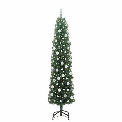 Albero di Natale artificiale con 300 LED Verde 210 cm
