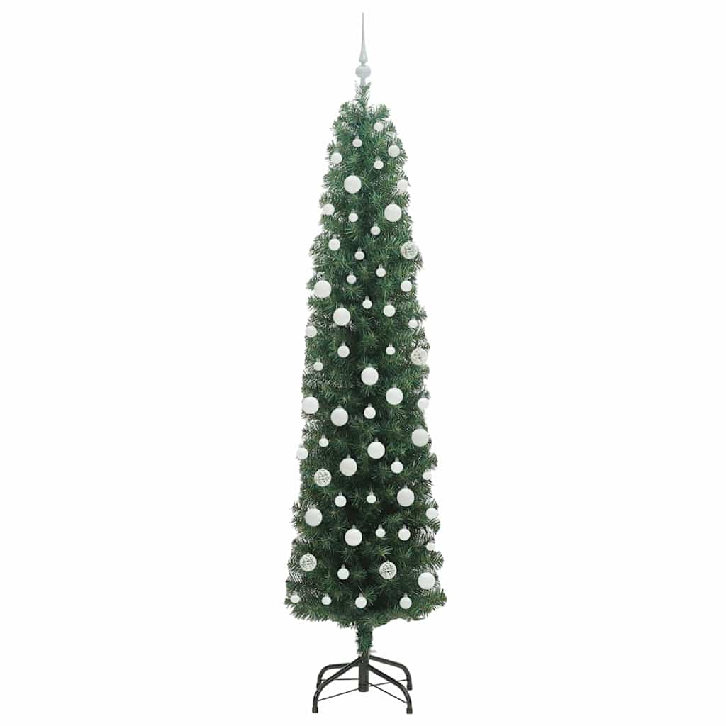 Albero di Natale artificiale con 300 LED Verde 210 cm