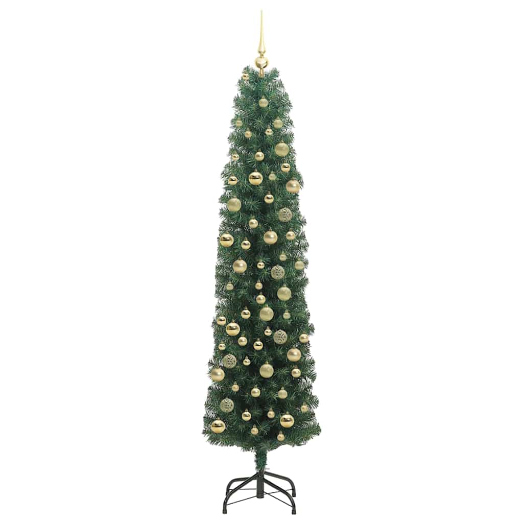 Albero di Natale artificiale con 300 LED Verde 210 cm