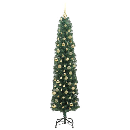 Albero di Natale artificiale con 300 LED Verde 210 cm