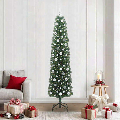 Albero di Natale artificiale con 300 LED Verde 210 cm