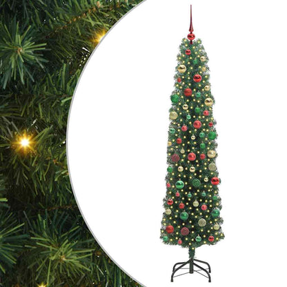 Albero di Natale artificiale con 300 LED Verde 210 cm