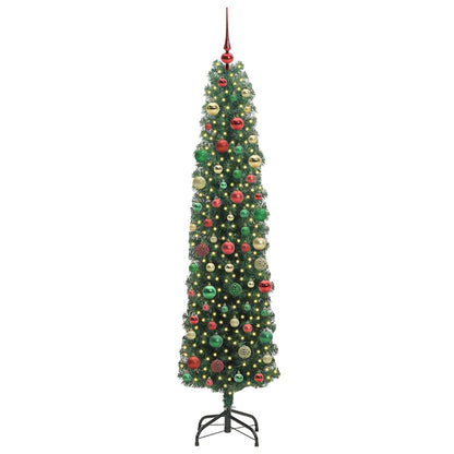 Albero di Natale artificiale con 300 LED Verde 210 cm