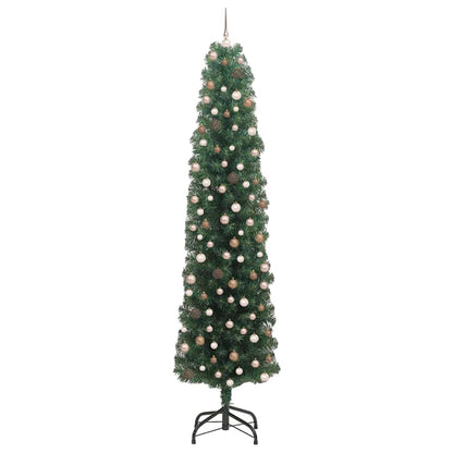 Albero di Natale artificiale con 300 LED Verde 240 cm