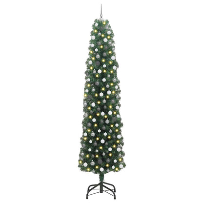 Albero di Natale artificiale con 300 LED Verde 240 cm