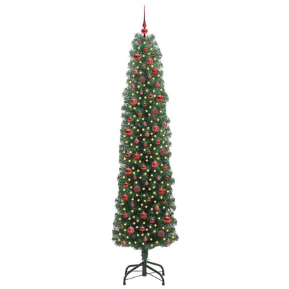 Albero di Natale artificiale con 300 LED Verde 240 cm