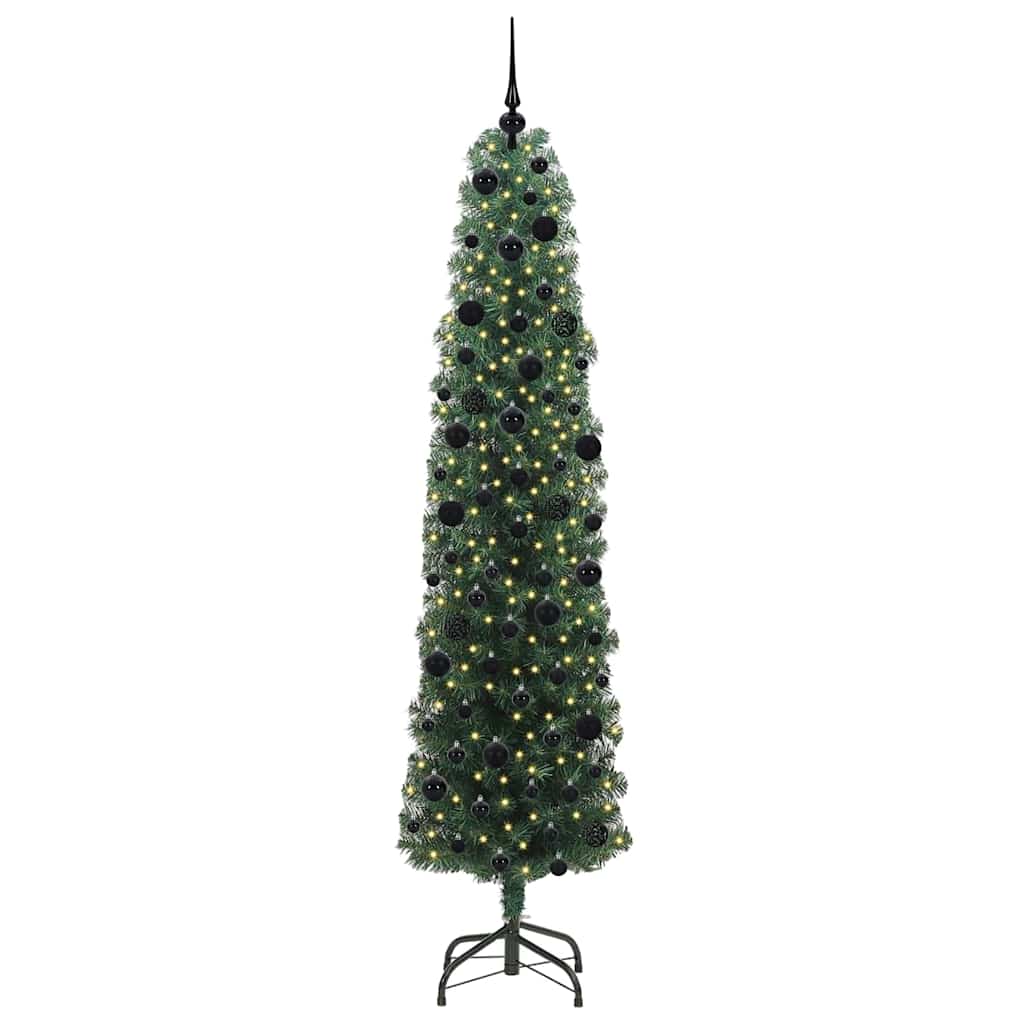 Albero di Natale artificiale con 300 LED Verde 240 cm