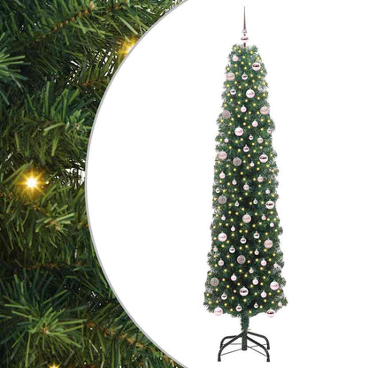 Albero di Natale artificiale con 300 LED Verde 240 cm